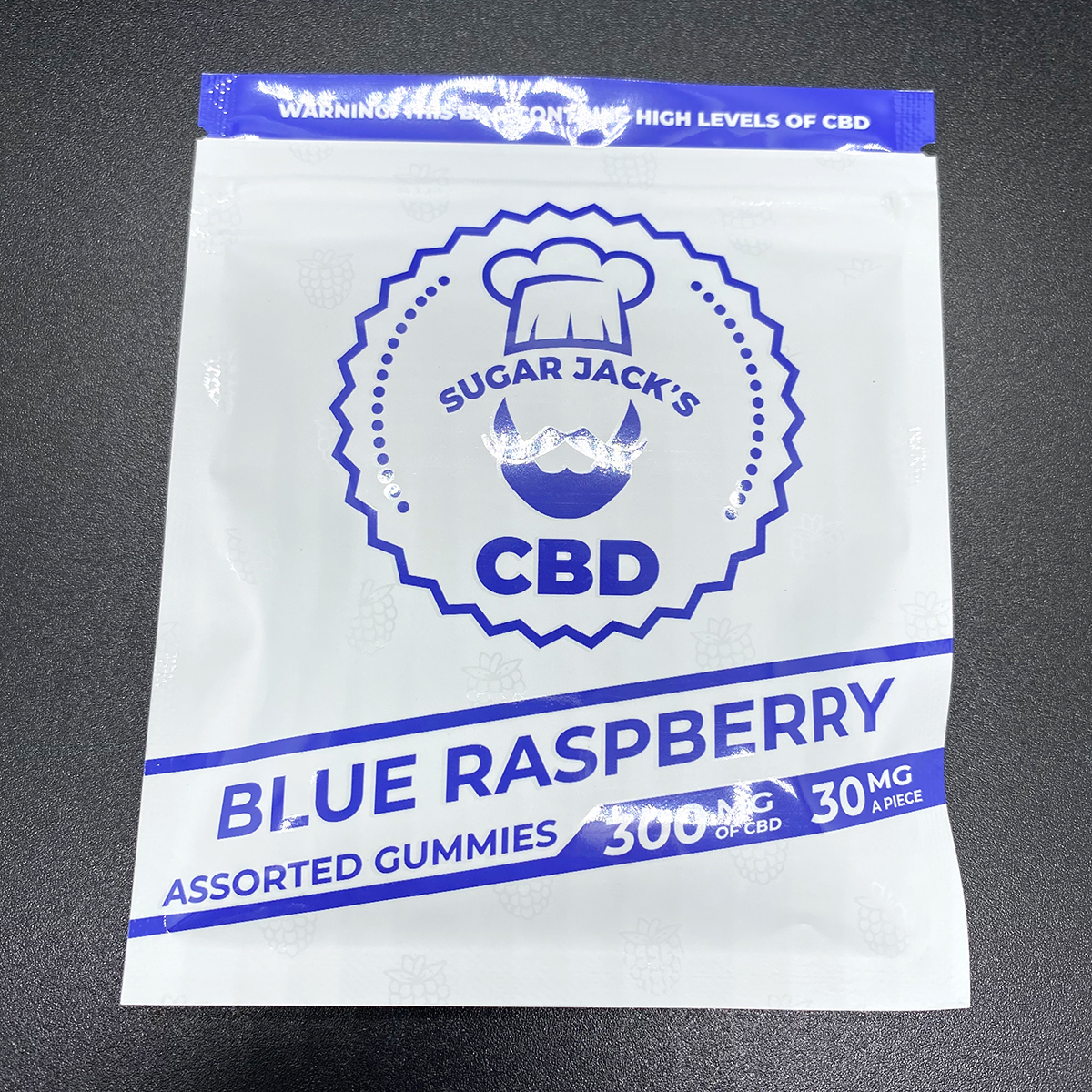 Custom UV printing 200mg 300mg gummies pouch CBD THC edibles weed packaging matte black white zipper mylar poly bags